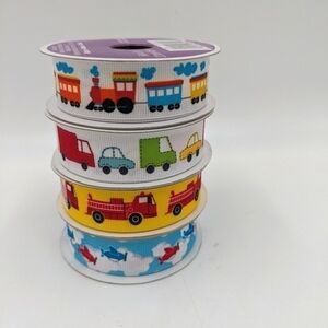 Celebrate It 360 Ribbon Transportation Baby Train Car Firetruck Airplane